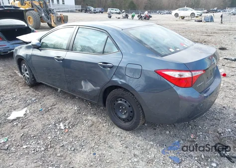 2016 Toyota Corolla Le из США, поврежденный, VIN 2T1BURHE7GC634665